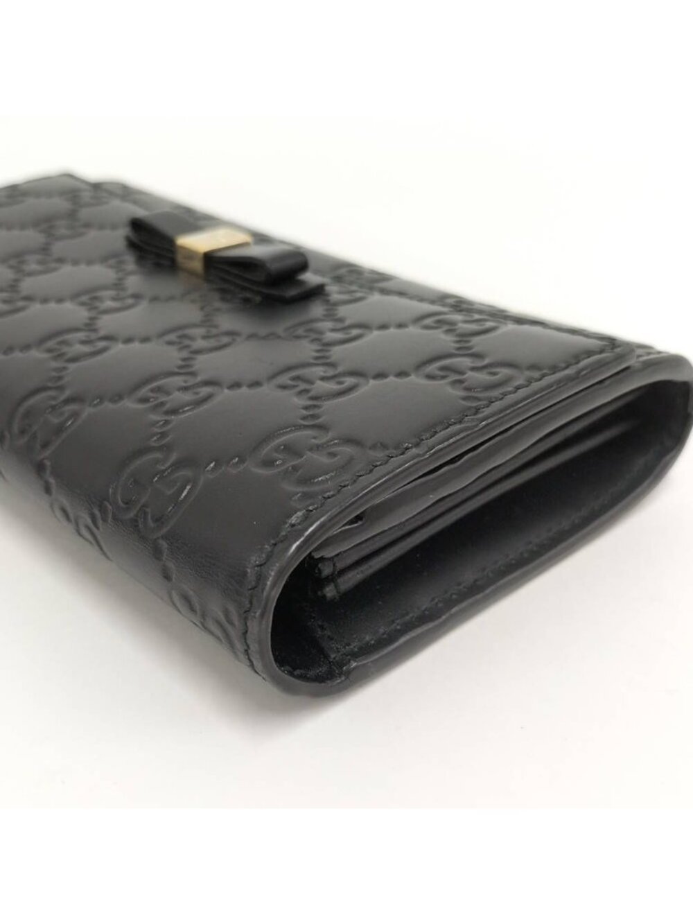 Gucci Wallet Guccissima Leather Black - Picture 7 of 10